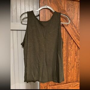 White House Black Market Khaki Tank Top